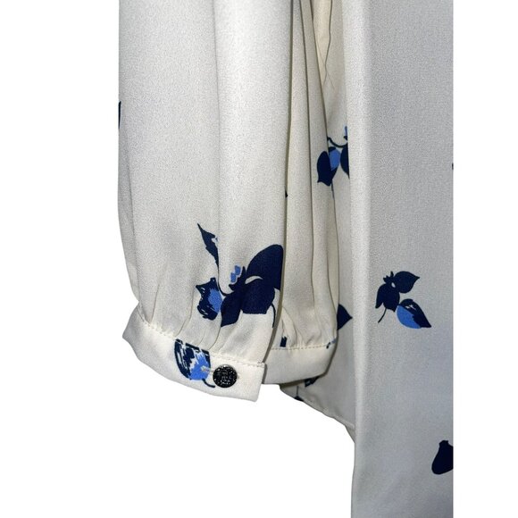 NWT Ralph Lauren Ladies Floral Georgette BlouseLauren Petite Size S/P - Picture 4 of 9